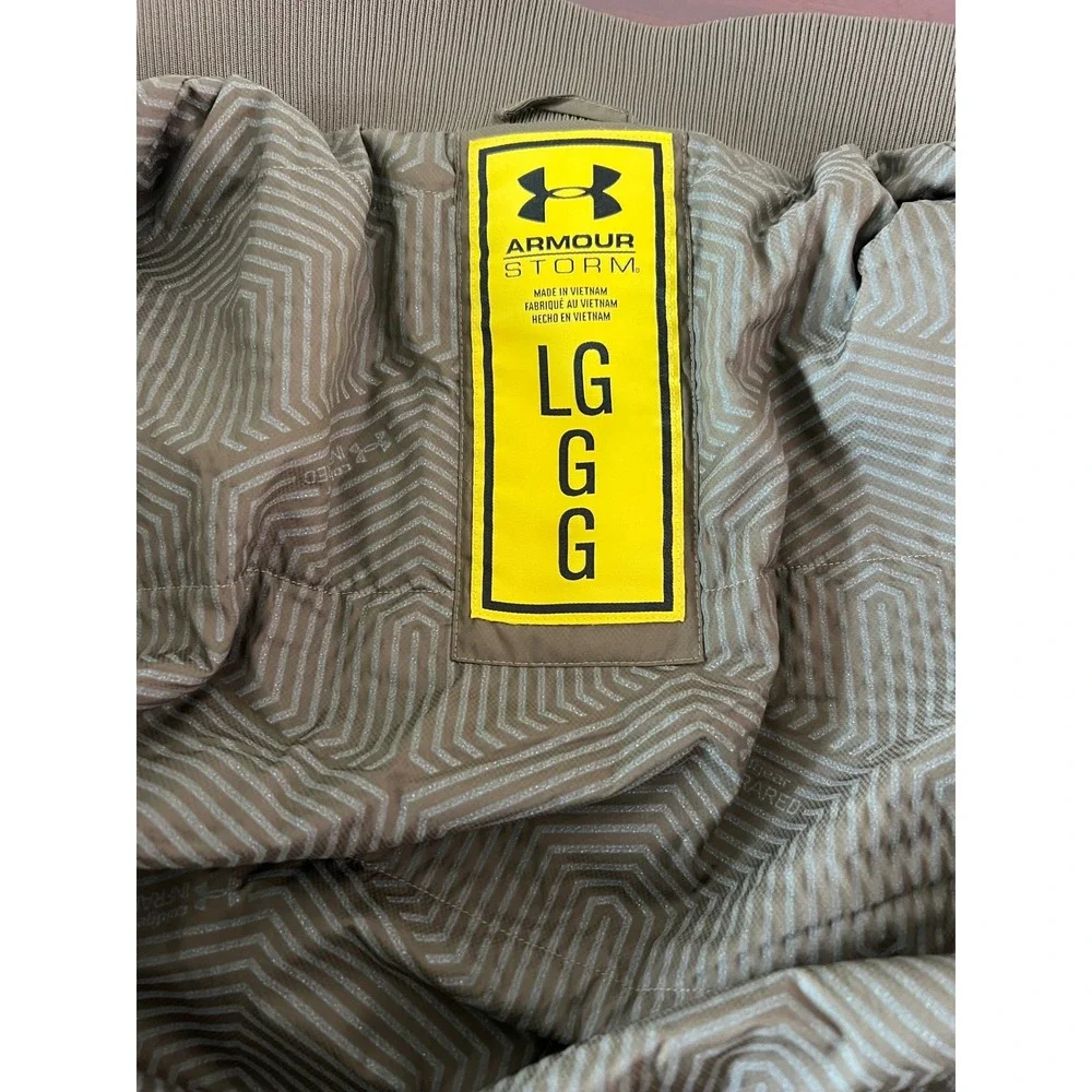 Under Armour Storm Realtree Max-5 Camo Primaloft Hunting Jacket Mens LG No Hood